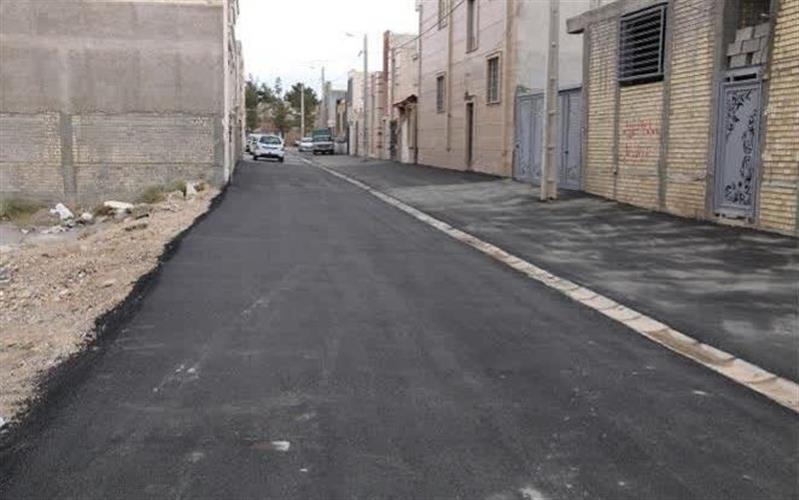 نهضت آسفالت معابر شهر آباده